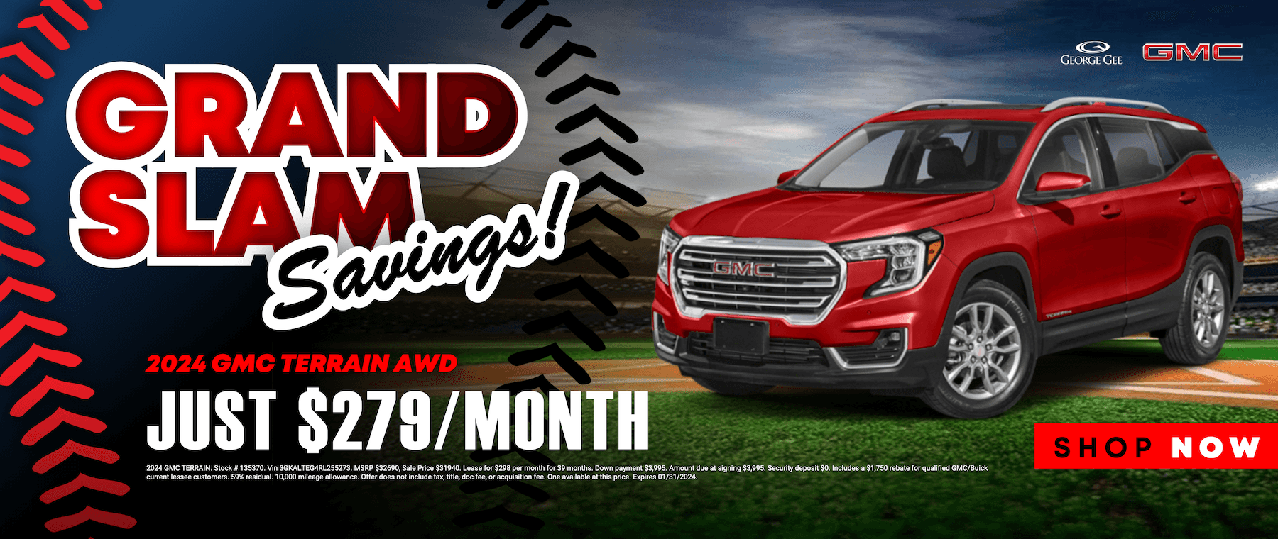 2024 Terrain AWD $279/mo