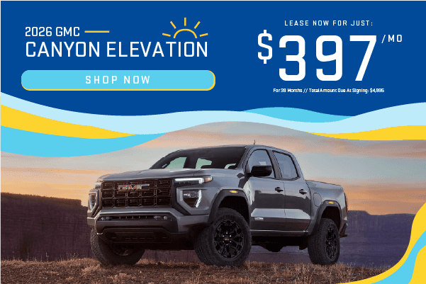 New 2026 GMC Canyon Elevation