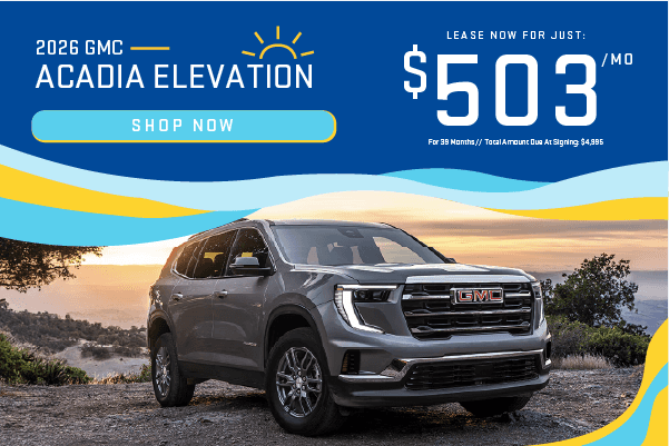 New 2026 GMC Acadia Elevation