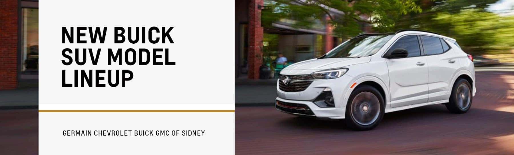 New Buick SUV Model Lineup