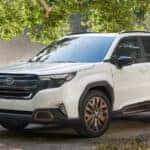 2025 Subaru Forester parked on the side of the road