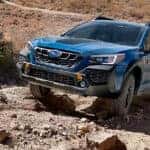 2024 Subaru outback climbing up a hill