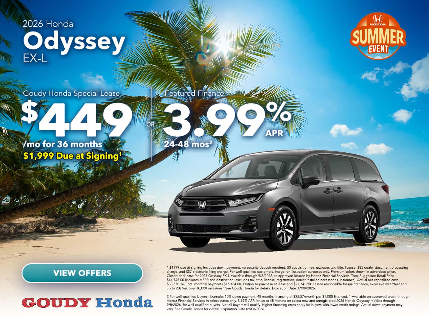 2026 honda odyssey