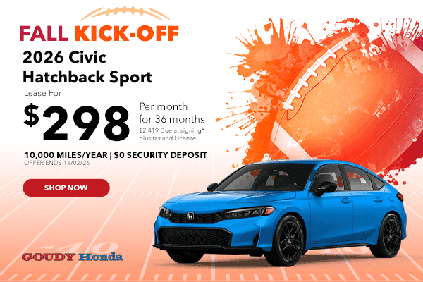 2026 HONDA CIVIC HATCHBACK SPORT