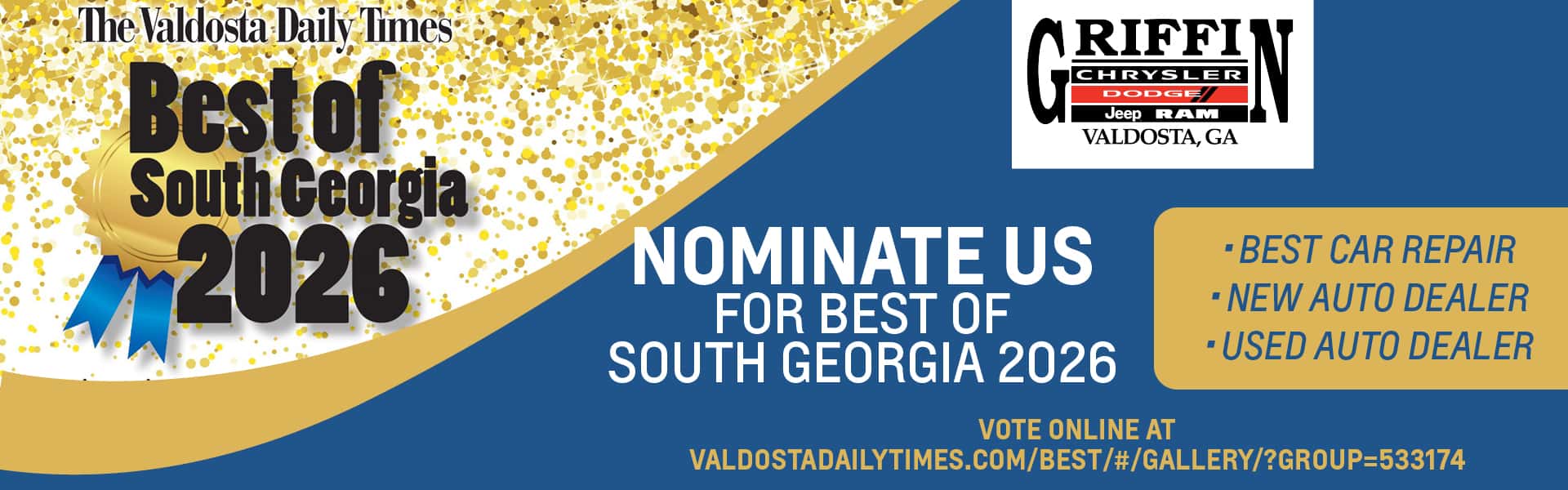 Griffin Chrysler Dodge Jeep RAM Valdosta | Valdosta GA