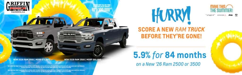 Hurry! Score a New Ram Truck Before They’re Gone!