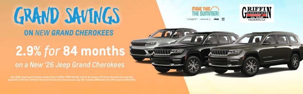 Grand Savings on New Grand Cherokees