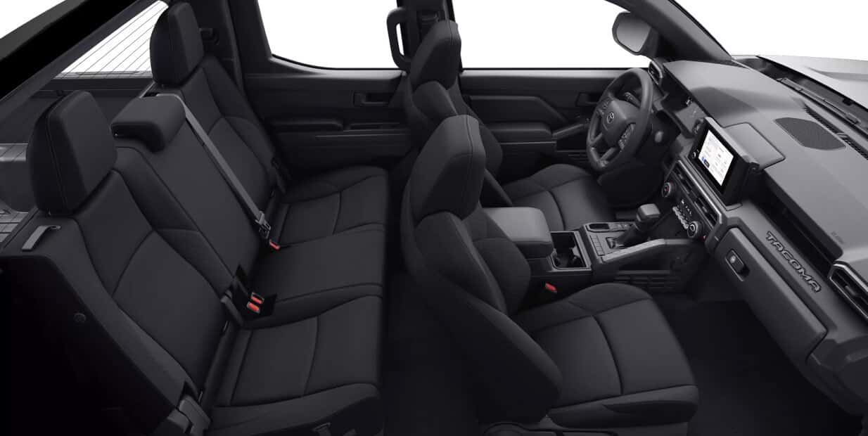 2025 Toyota Tacoma Black Interior