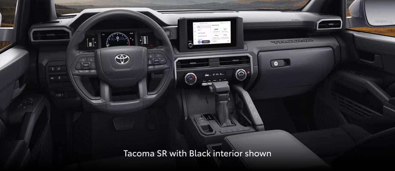 2026 Toyota Tacoma Interior Colors: Black