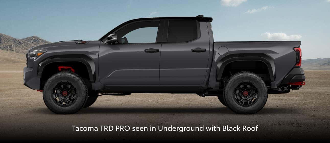 2026 Toyota Tacoma Exterior Colors: Underground With Black Roof