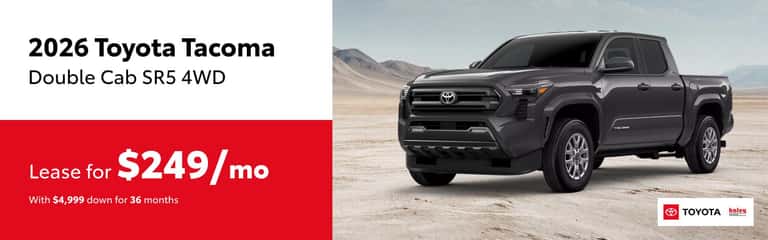 2026 Toyota Tacoma Lease $249 per month for 36 months