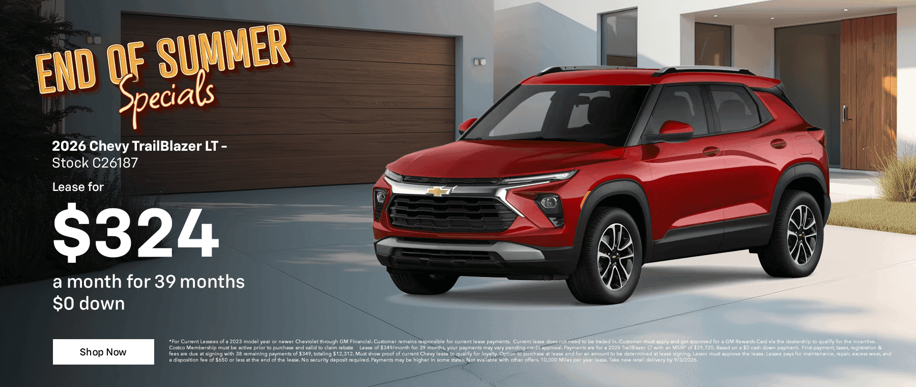 2026 Chevy TrailBlazer LT