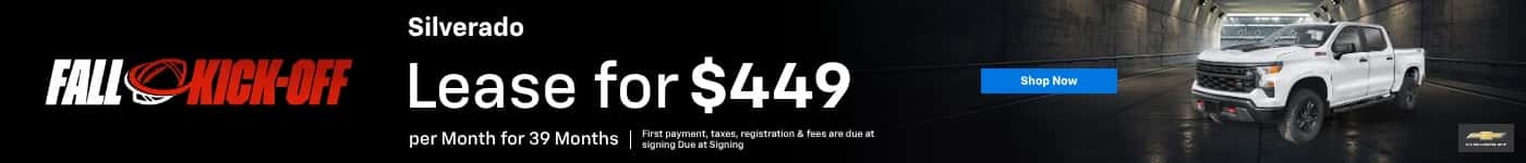 $0 down / $449 month for 39 months Lease