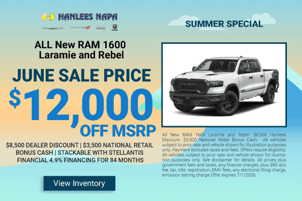 NEW 2026 RAM 1500 BIG HORN CREW CAB 4X4 5'7' BOX