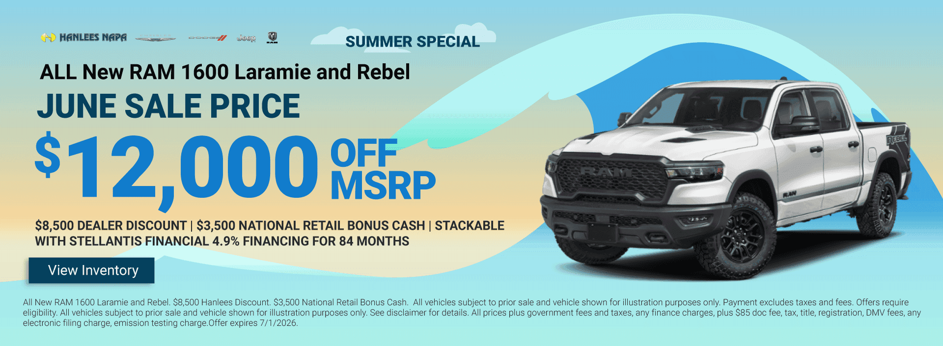 ALL New RAM 1600 Laramie and Rebel Special
