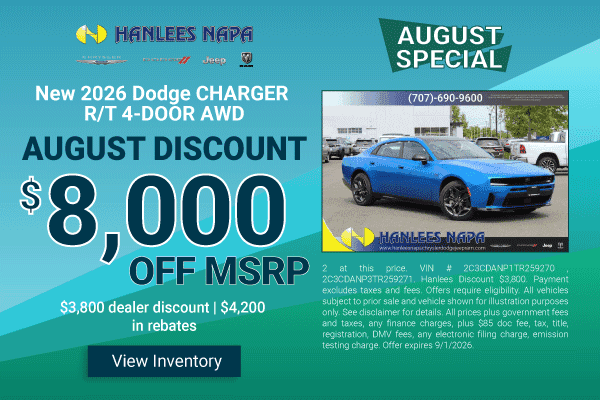 NEW 2026 DODGE CHARGER R/T 4-DOOR AWD