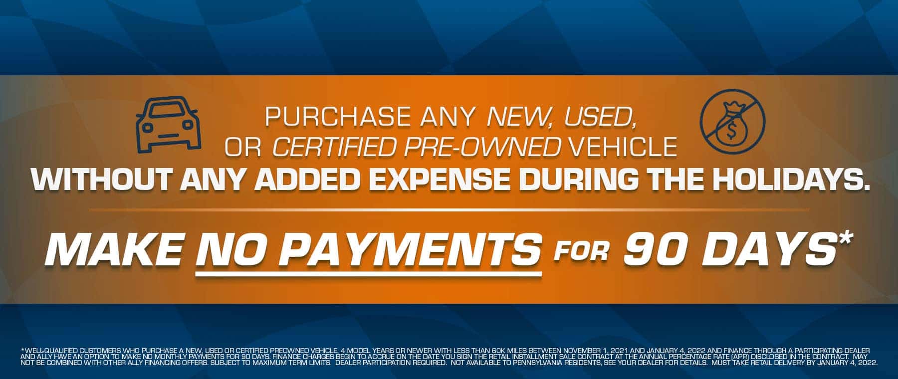 no payments for 90 days