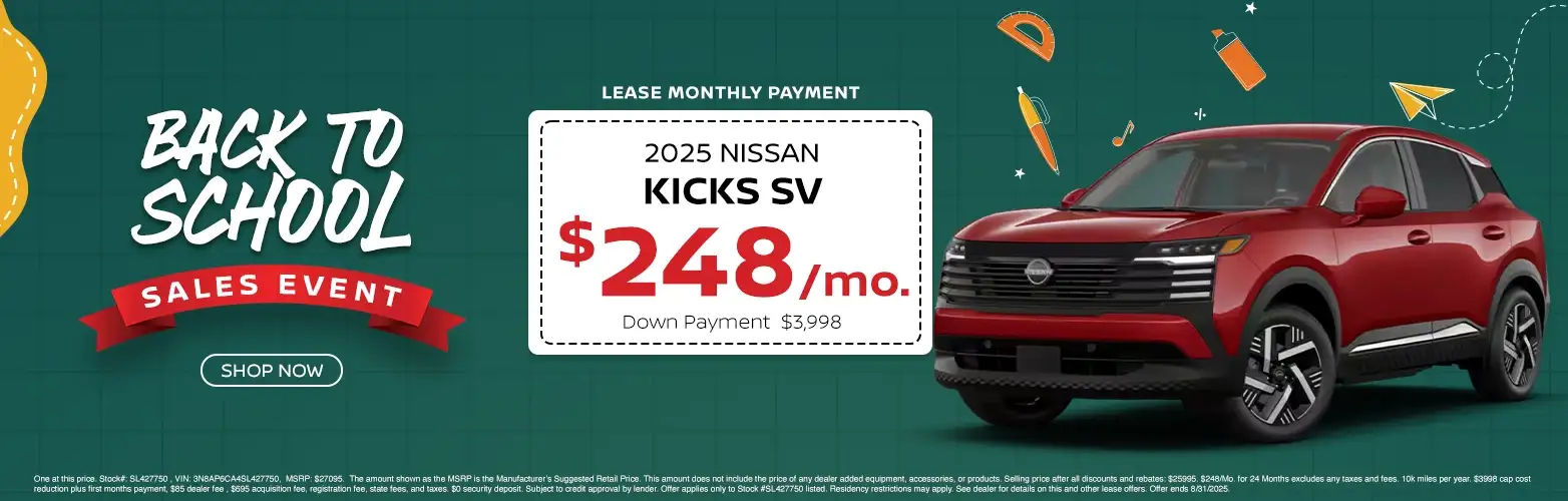 2025 Nissan Kicks special
