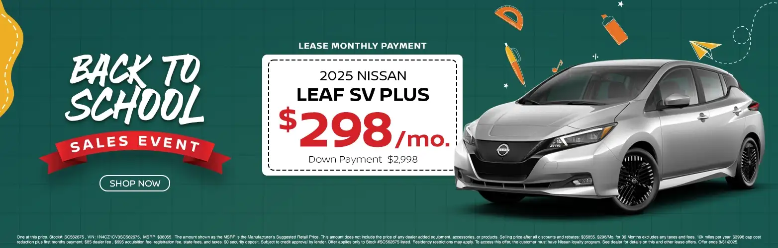 2025 Nissan Leaf special