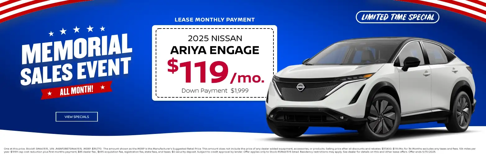 2025 Nissan Ariya special
