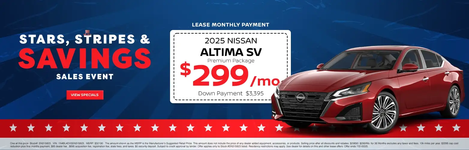 2025 Nissan Altima special