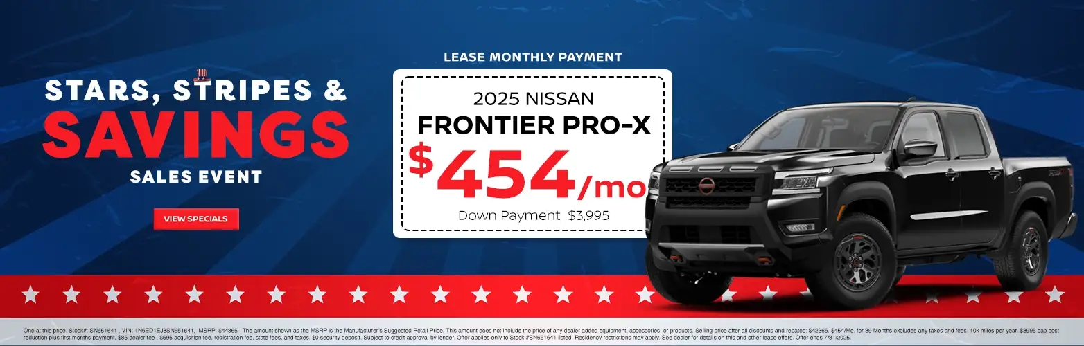 2025 Nissan Frontier special