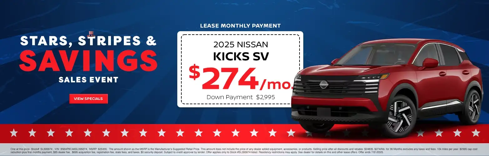 2025 Nissan Kicks special