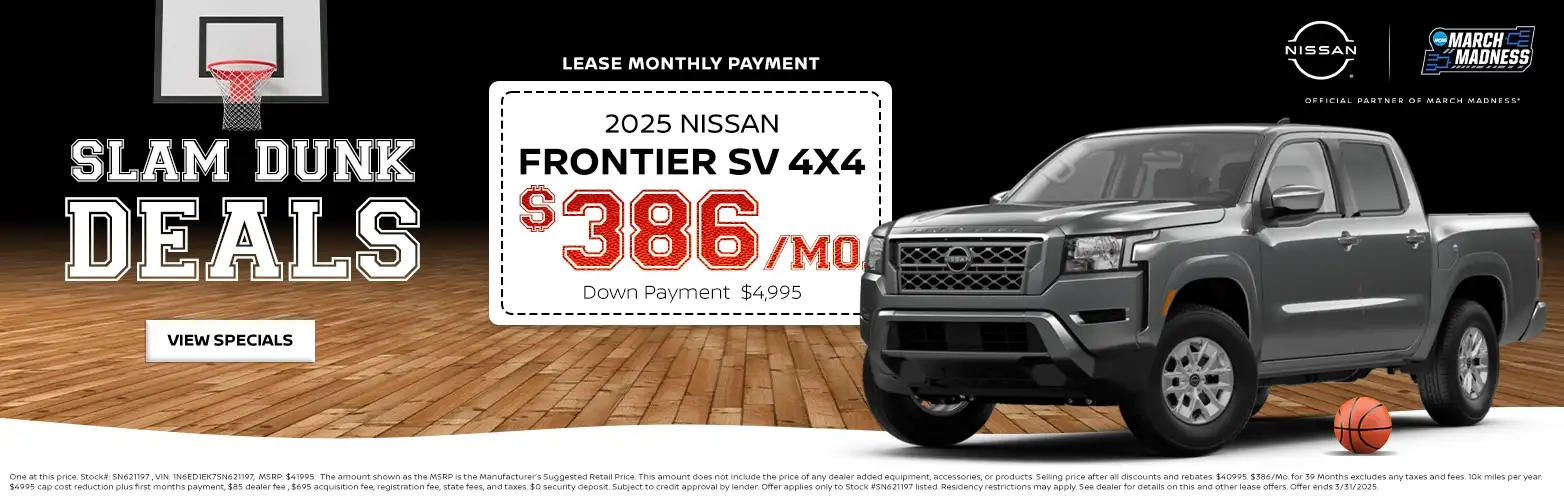 2025 Nissan Frontier special