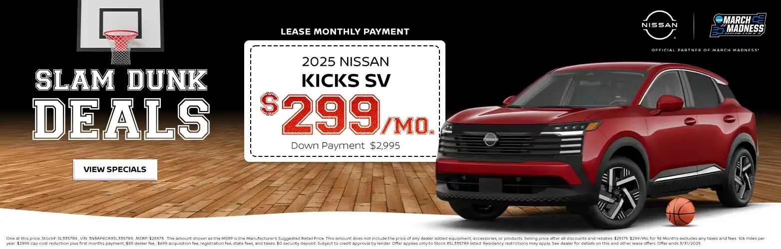 2025 Nissan Kicks special