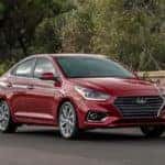 2022 Hyundai Accent sedan red