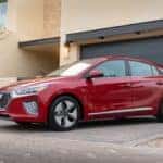 2022 Ioniq Hybrid front side red