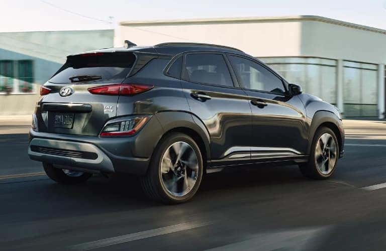 rear of hyundai kona