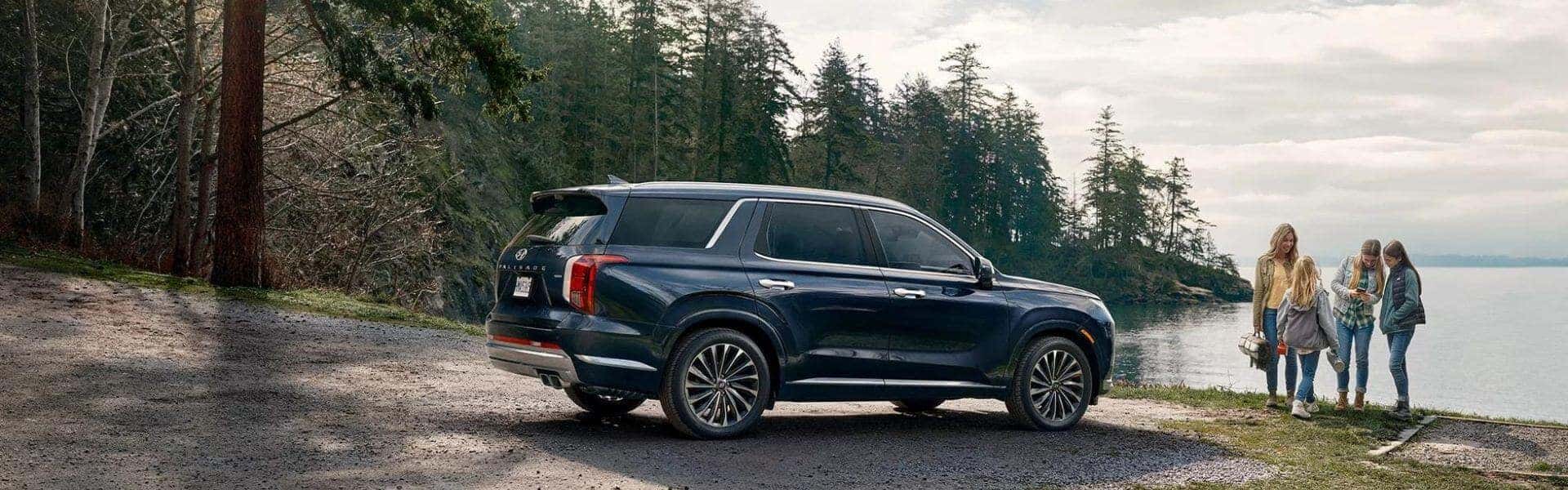 2024 Hyundai Palisade In Front of a Lake Banner Image