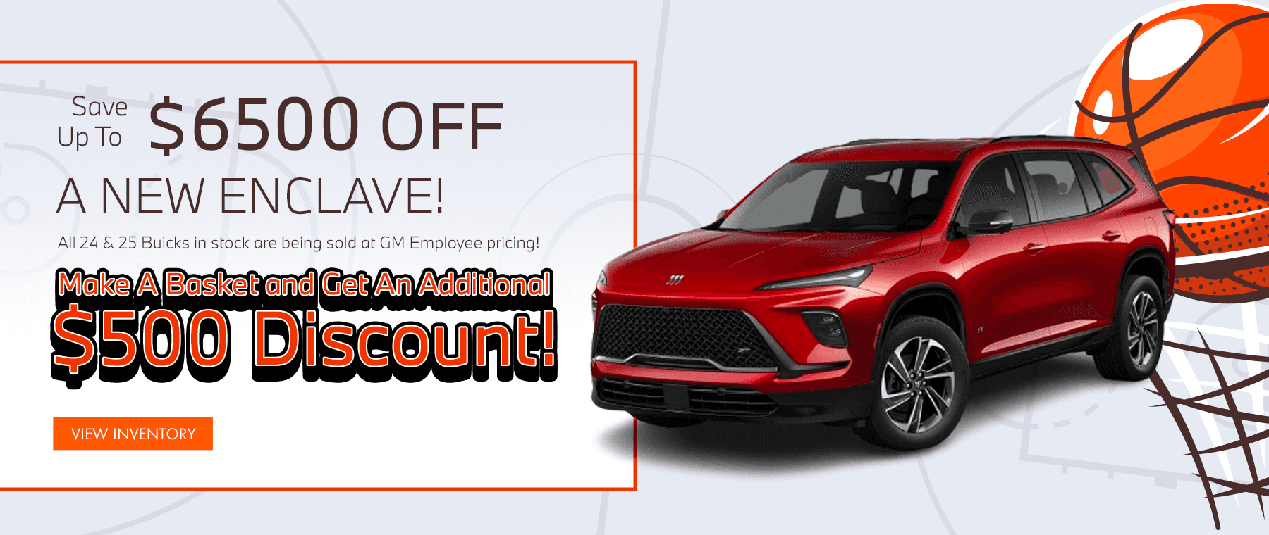 Save Up To $6500 off a New Enclave!