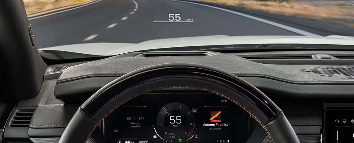 2026 GMC Acadia Head-Up Display