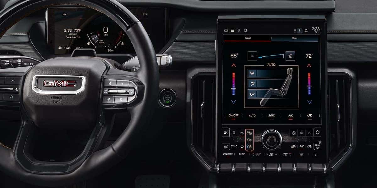 2026 GMC Acadia Steering Wheel and Dashboard