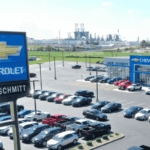 Exterior Drone Photo of Jack Schmitt Dealership