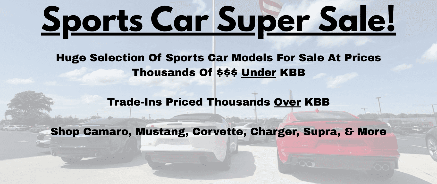 sports car sale