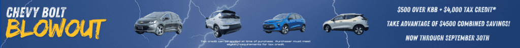 Chevy Bolt Blowout Sale