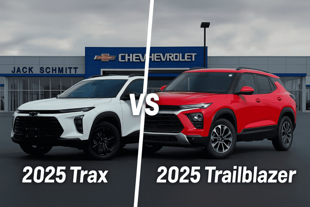 chevy trax vs trailblazer 2025