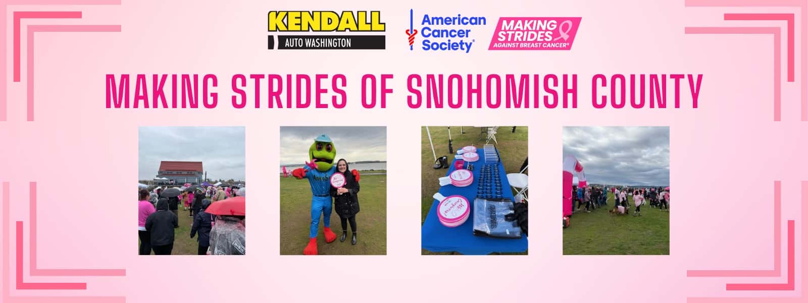 Making Strides Against Breast Cancer event