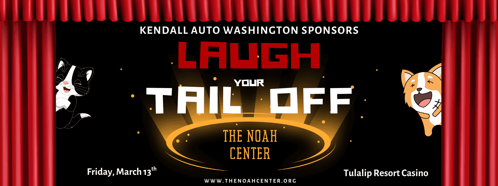 Kendall Auto Washington Sponsors The NOAH Center's Laugh Your Tail Off
