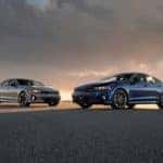 2022 Kia K5 duo silver blue