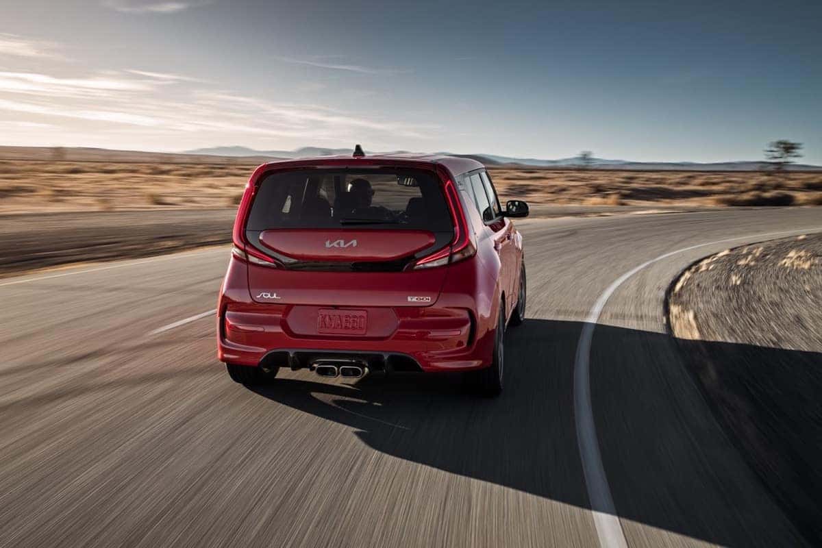 2022 Kia Soul rear red