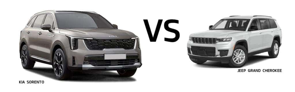 Comparing the 2024 Kia Sorento to the 2024 Jeep Grand Cherokee