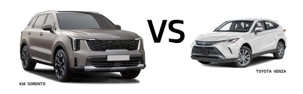 Comparing the 2024 Kia Sorento to the 2024 Toyota Venza