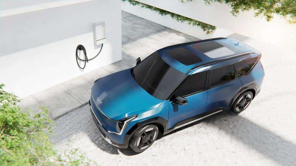 2024 Kia EV9 Charging at Home