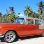 Old timer Vintage car on the streets of Havana Cuba
