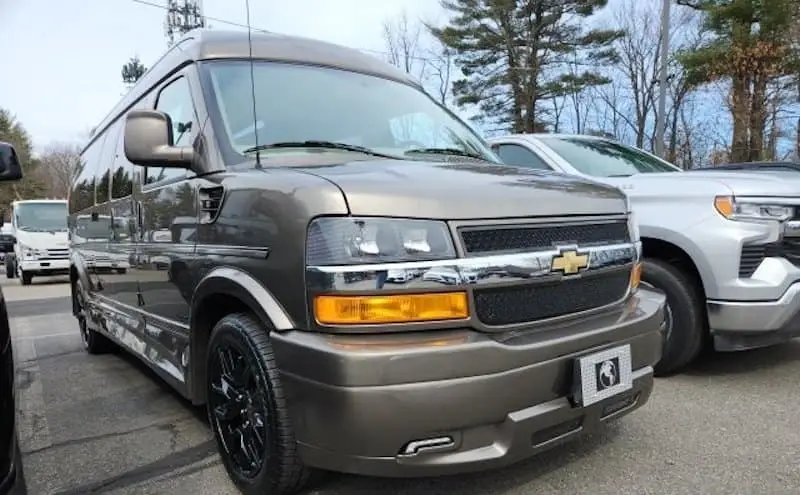 2016 chevy hot sale conversion van