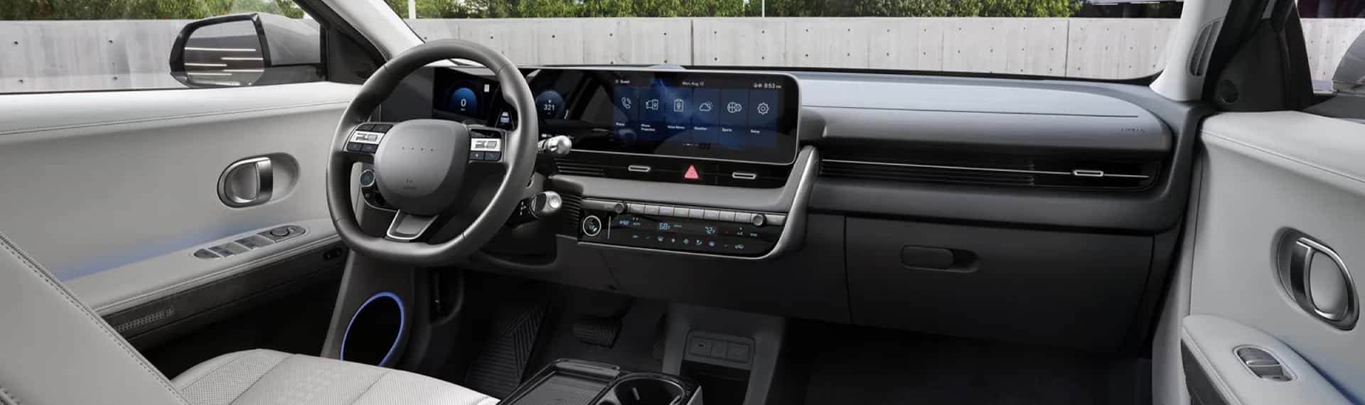 Hyundai IONIQ 5 interior with eco-friendly materials